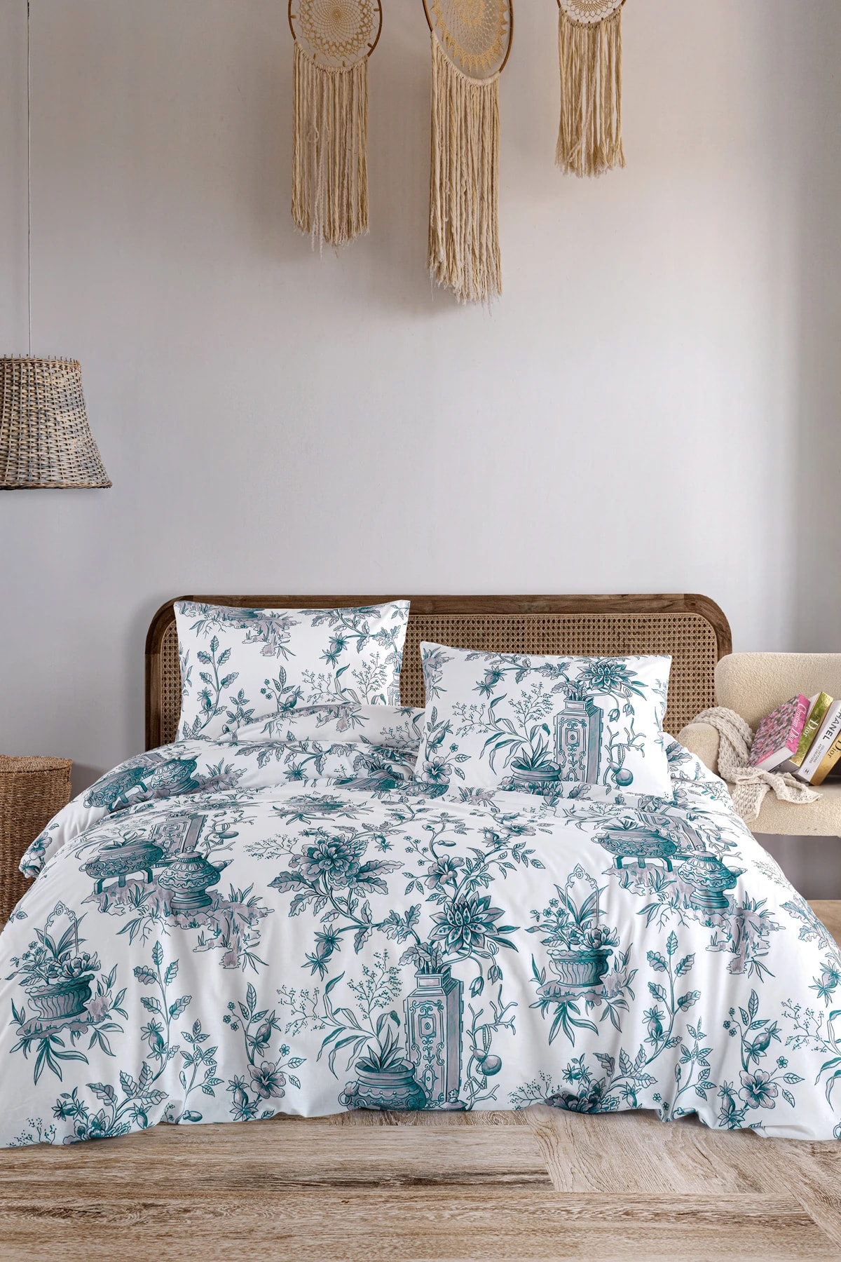 Botanic %100 Pamuk Çift Kişilik Nevresim Seti