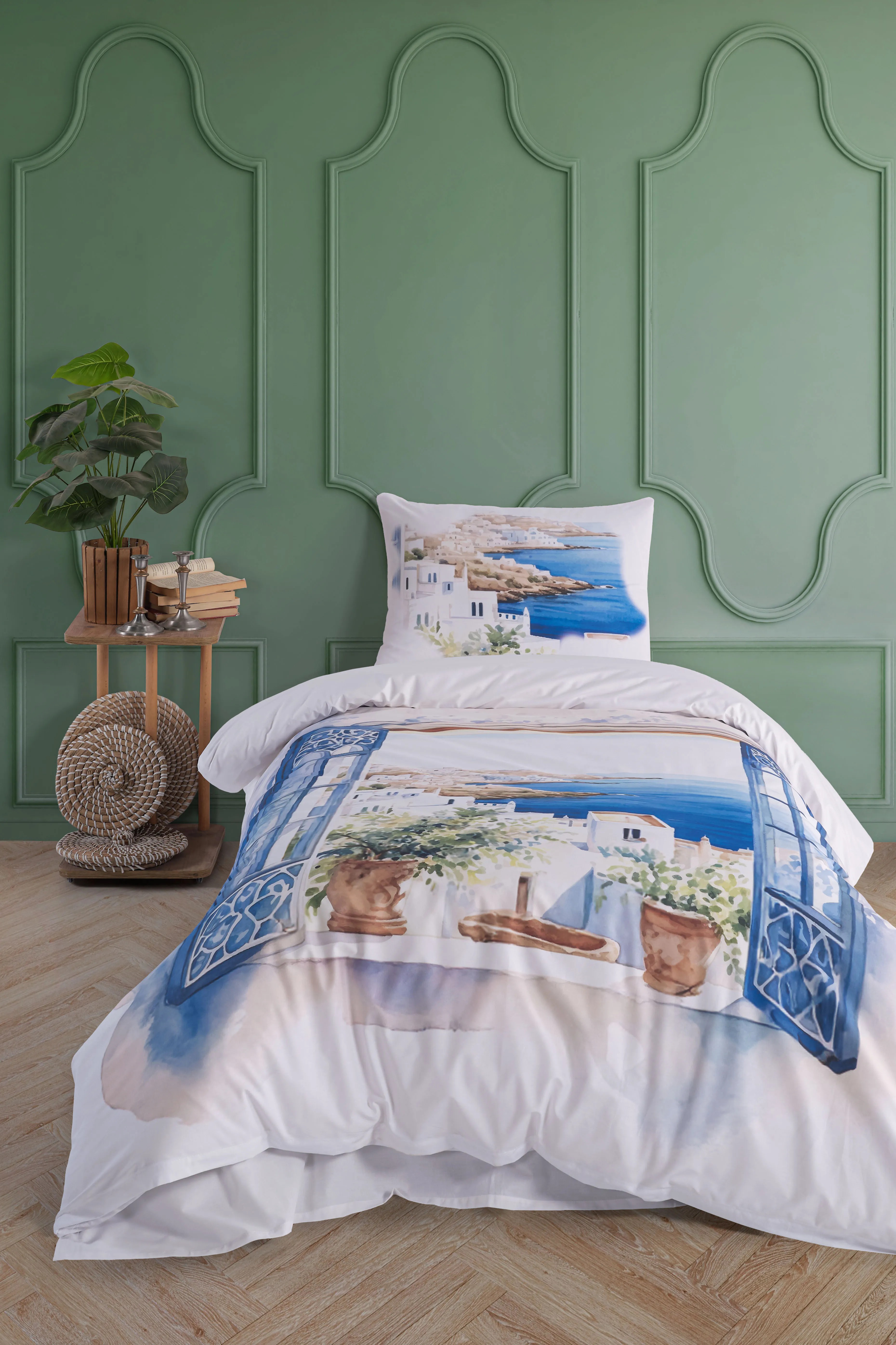 Mykonos %100 Pamuk Tek Kişilik Nevresim Takımı