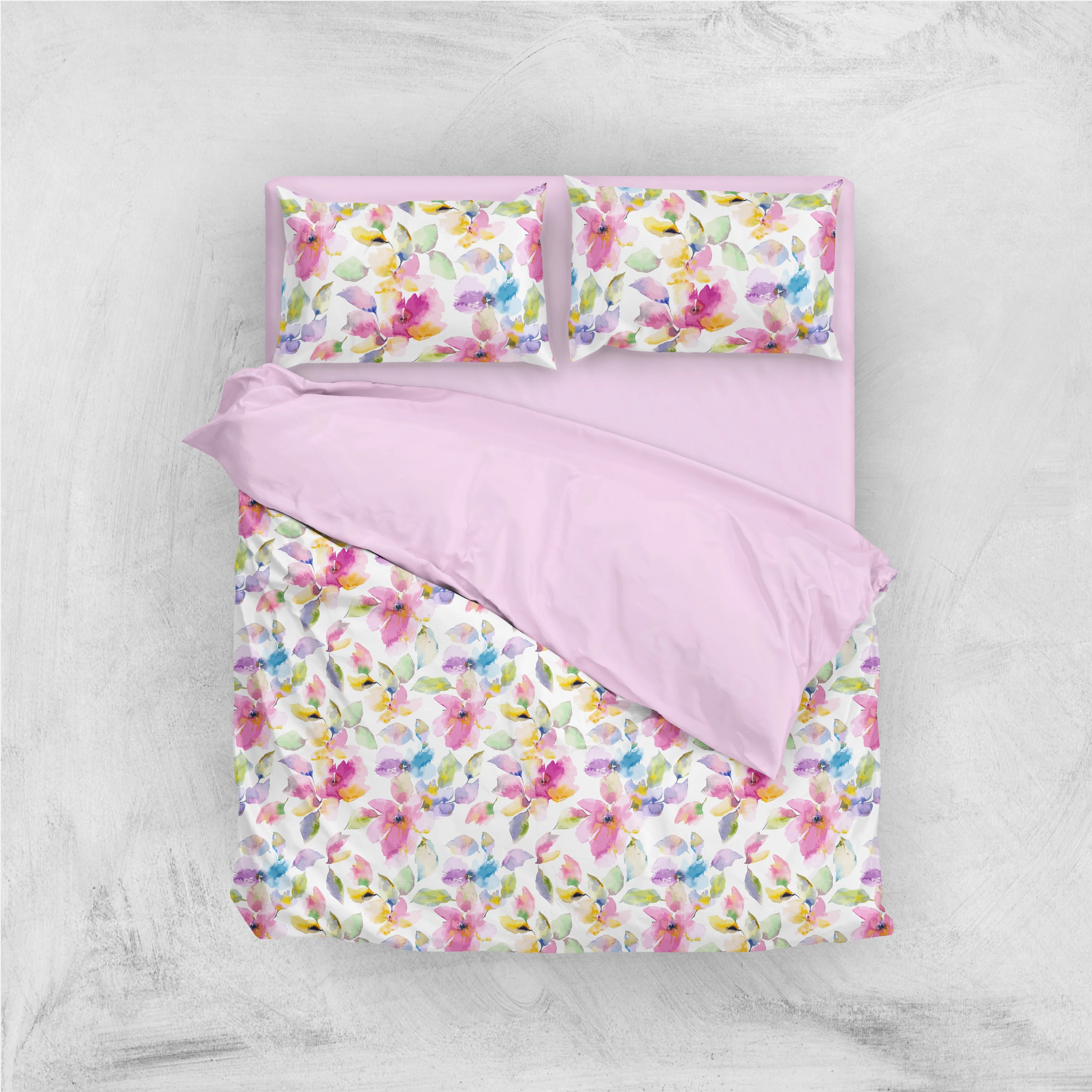 Flowers %100 Pamuk Nevresim Takımı