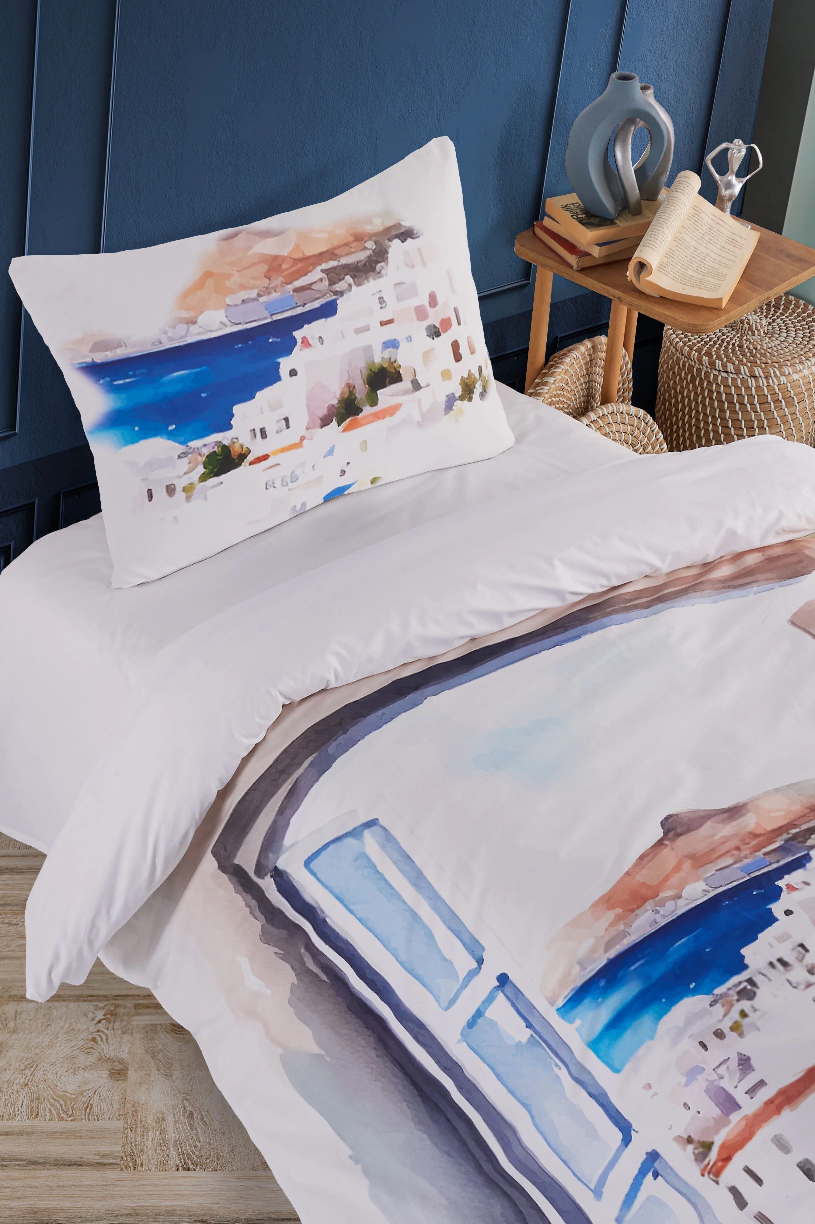 Amalfi %100 Pamuk Tek Kişilik Nevresim Takımı