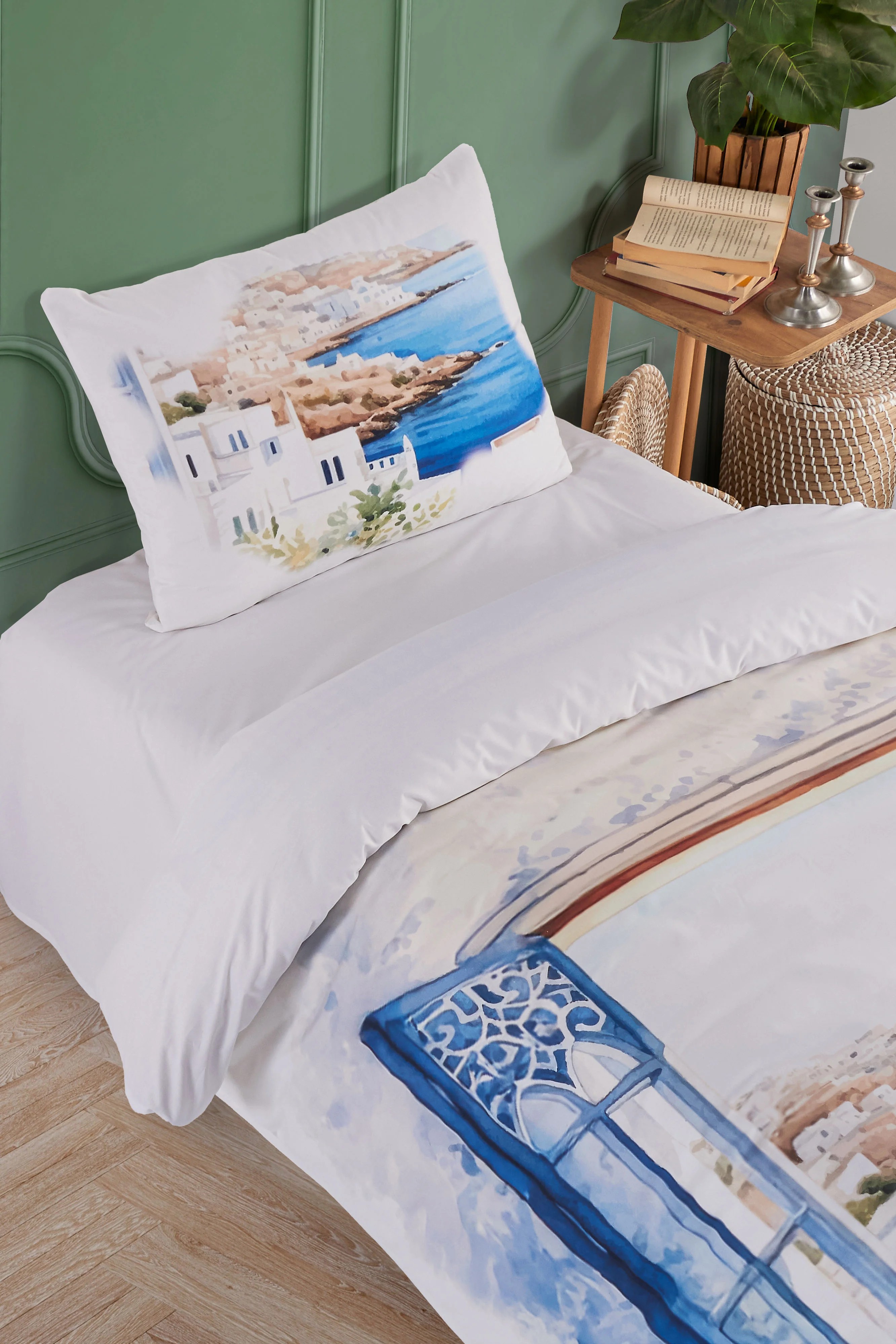 Mykonos %100 Pamuk Tek Kişilik Nevresim Takımı