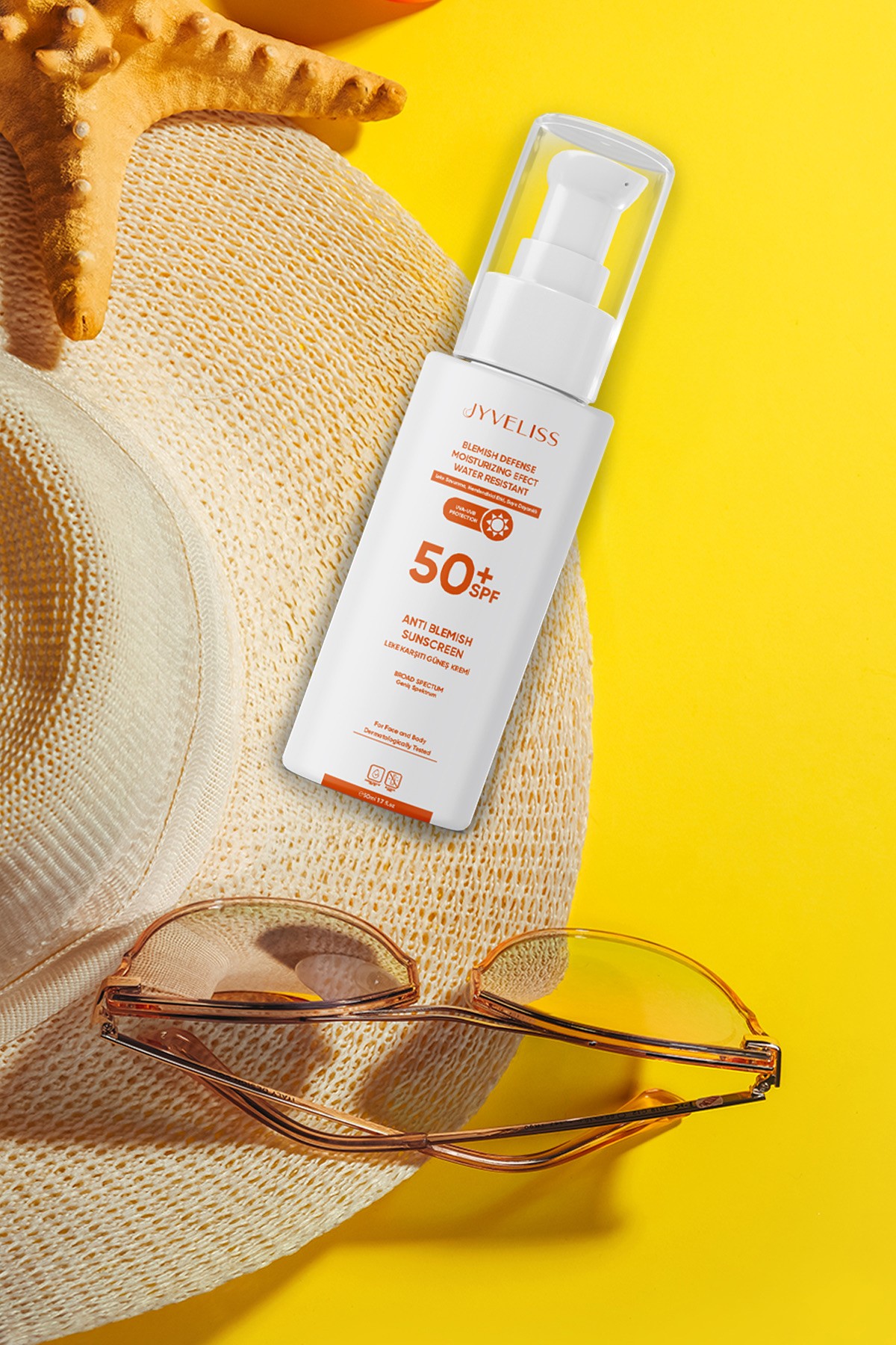 Leke Karşıtı Tüm Cilt Tipleri İçin Yüksek Korumalı Spf 50 Güneş Kremi