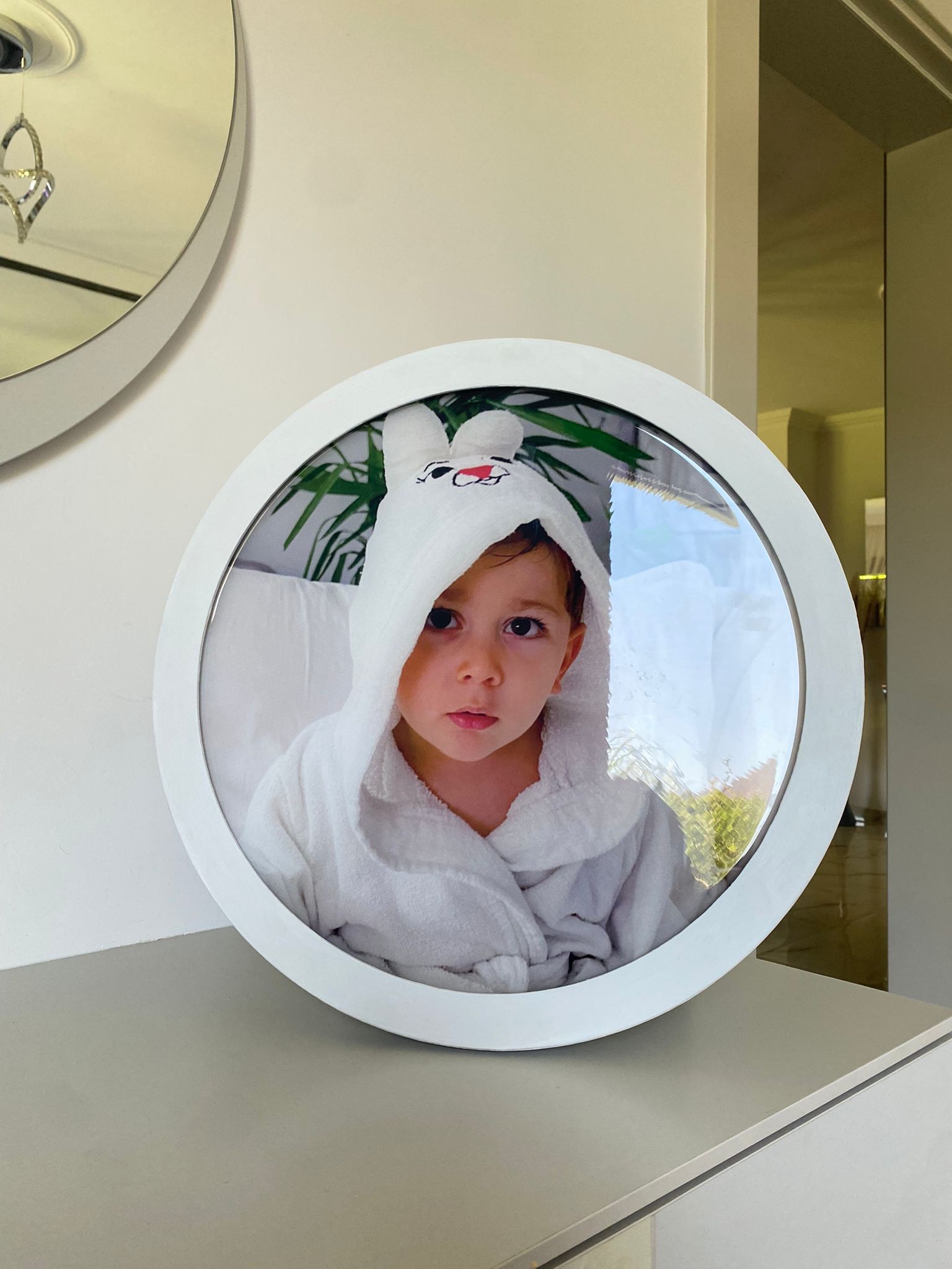 Kişiye özel epoksi fotoğraf tablosu 