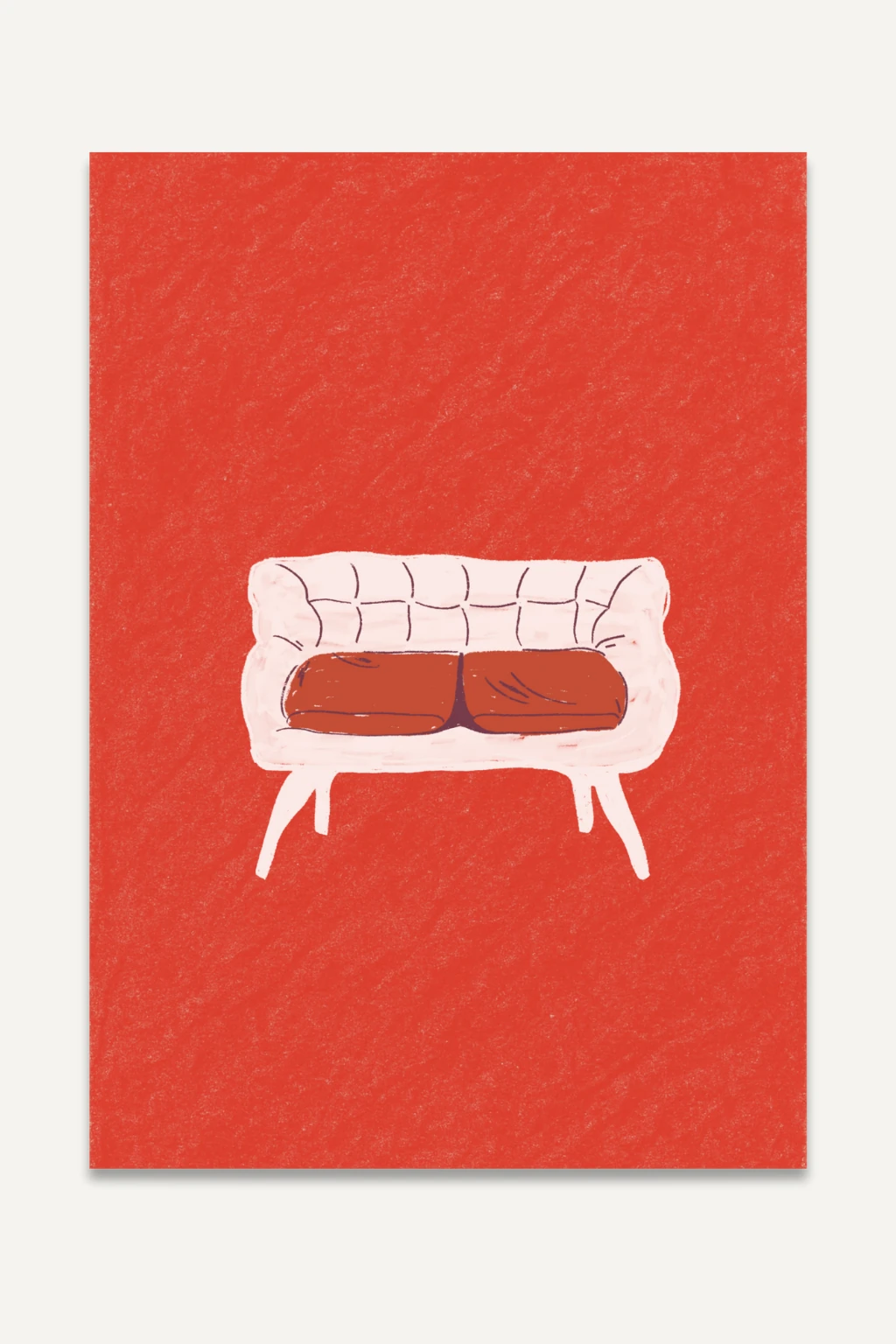 Cream Sofa 