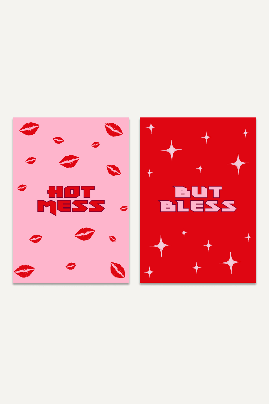 Hot Mess but Bless - 2'li Set