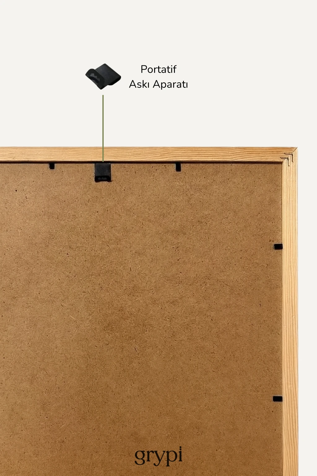 Doğal Ahşap Çerçeve | 3'lü Set