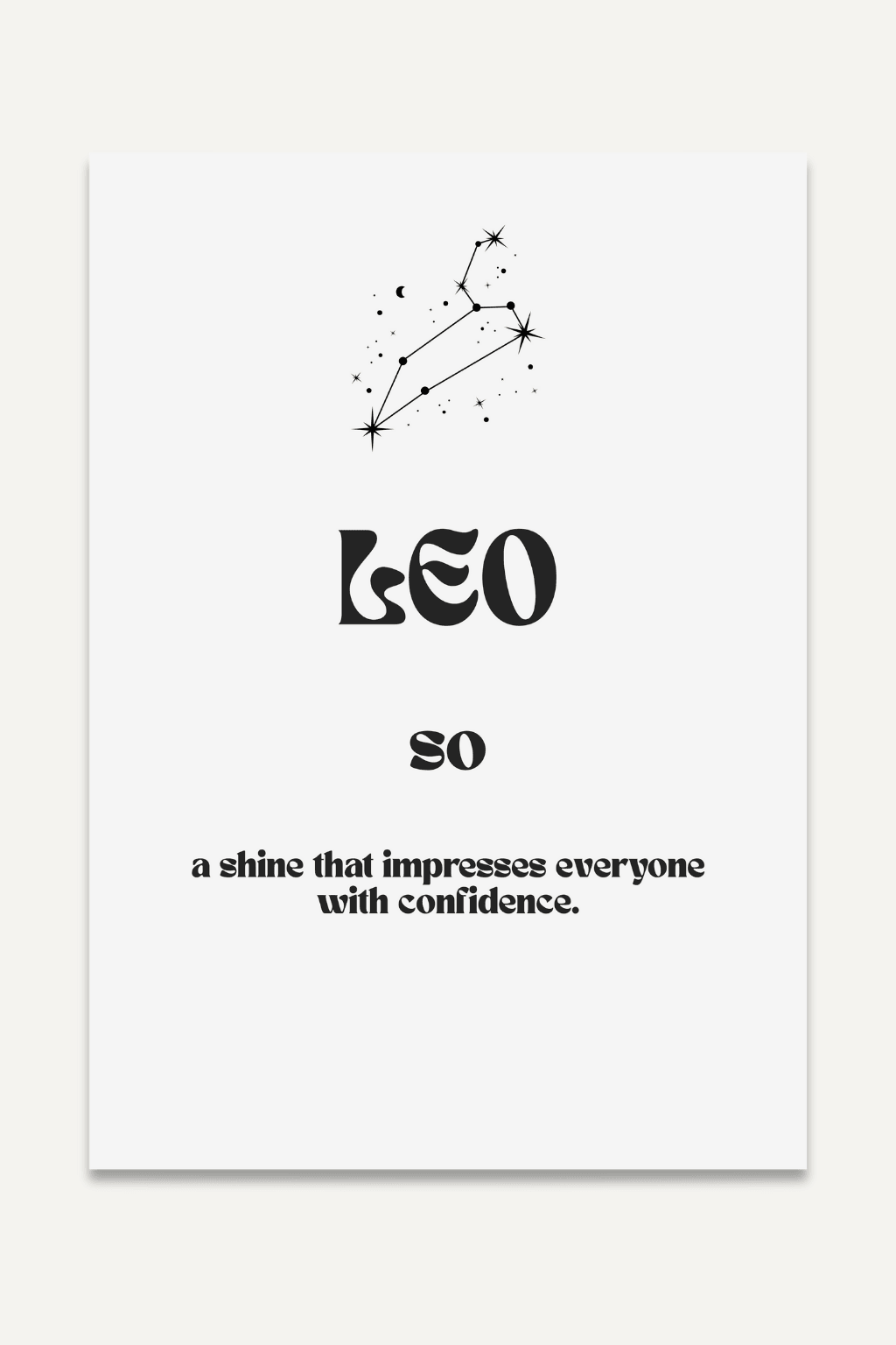 Leo so...