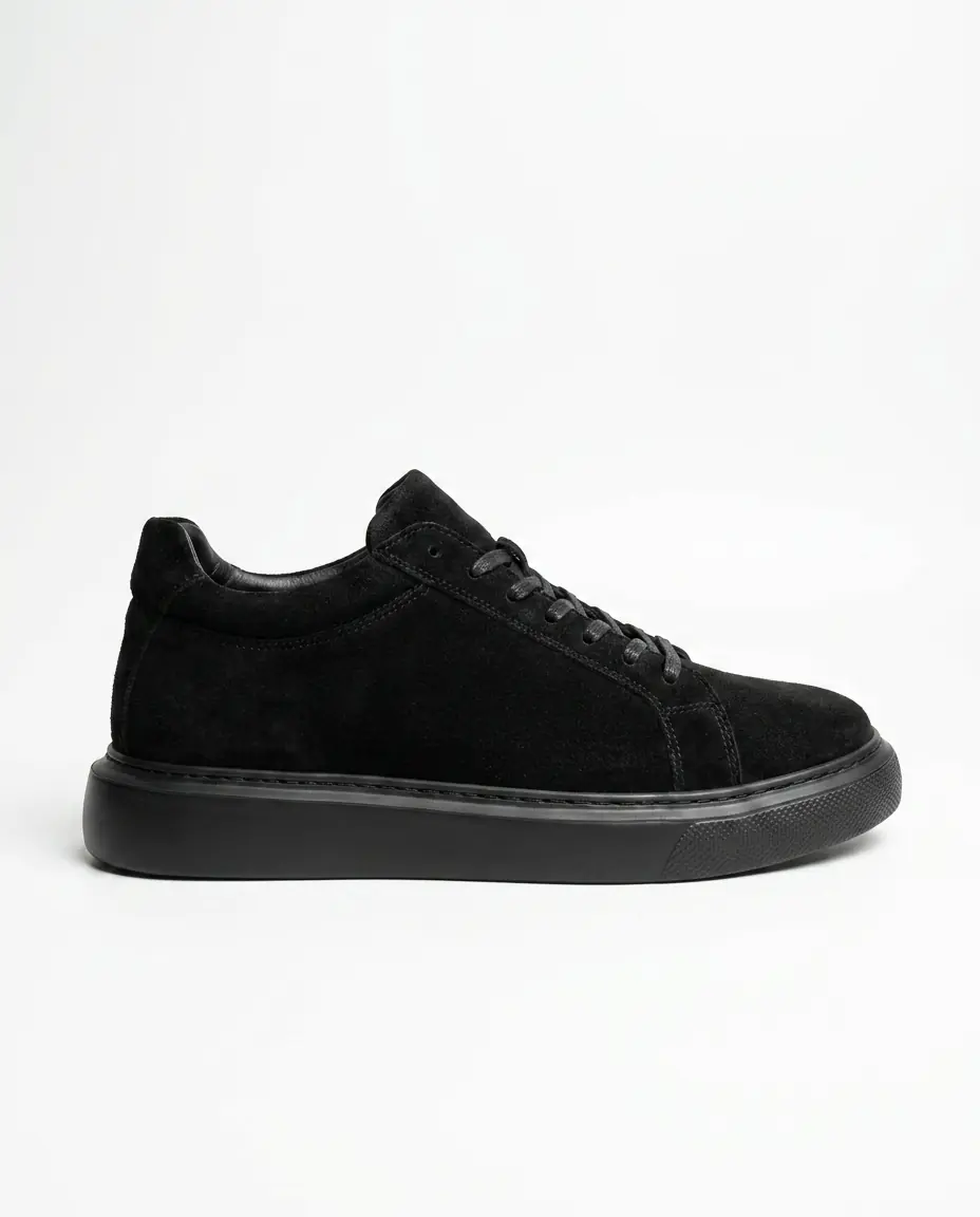 SÜET SNEAKER +7 CM GİZLİ TABANLI