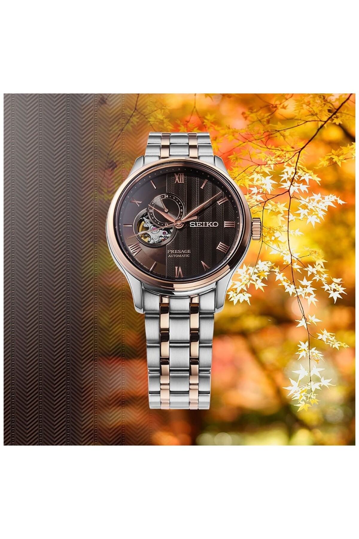 SSA466J1 Seiko Presage Zen Garden – Kyoto Autumn Leaves