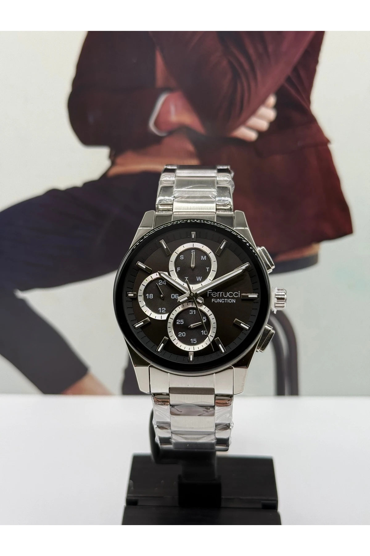 03595FM ERKEK KOL SAATİ  - Siyah