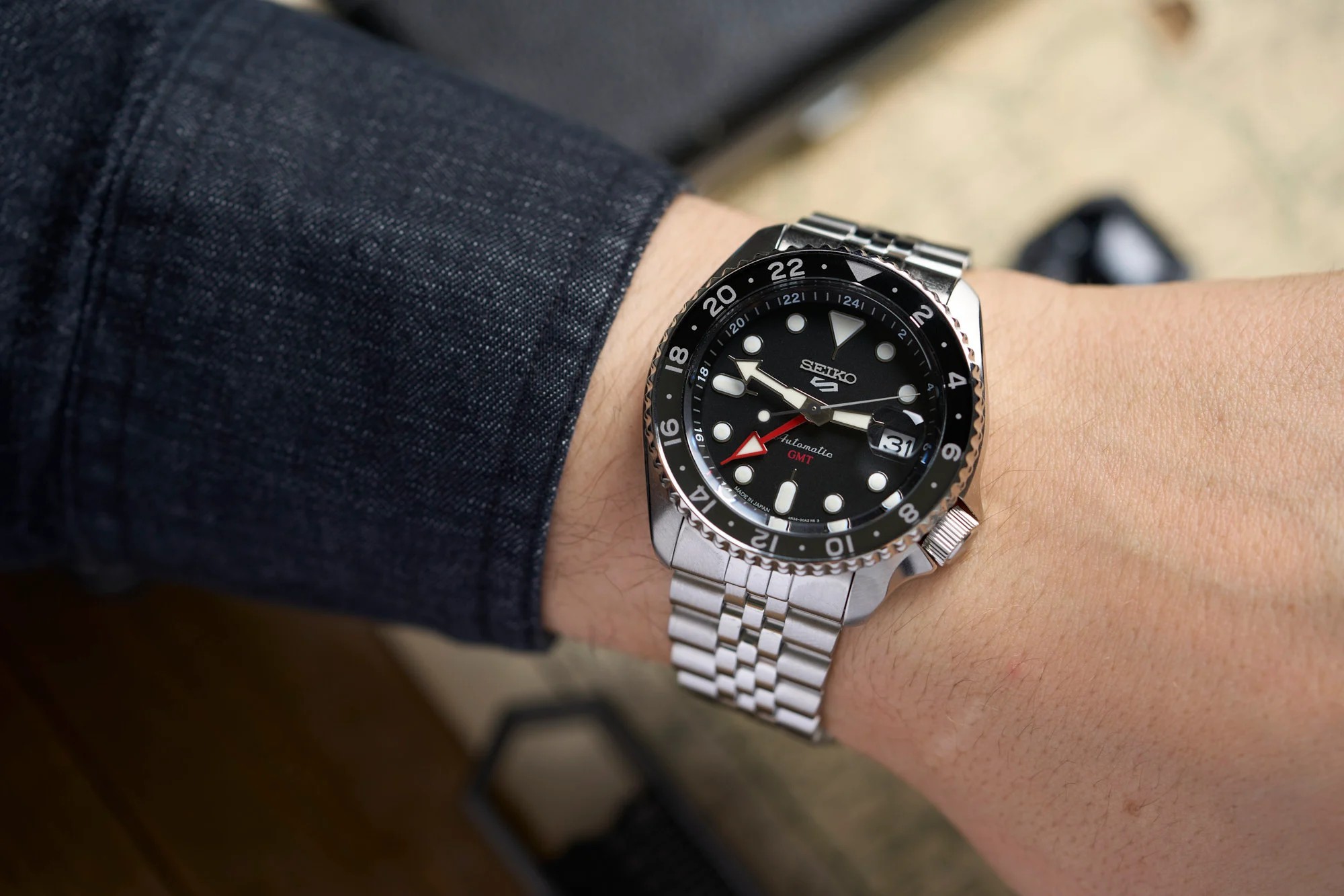 SEIKO 5 SPORTS GMT - Siyah