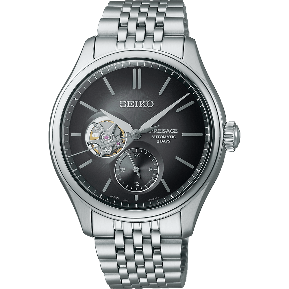 Seiko Presage Classic Series "Sumi-iro" Open Heart SPB471J Otomatik Erkek Kol Saati