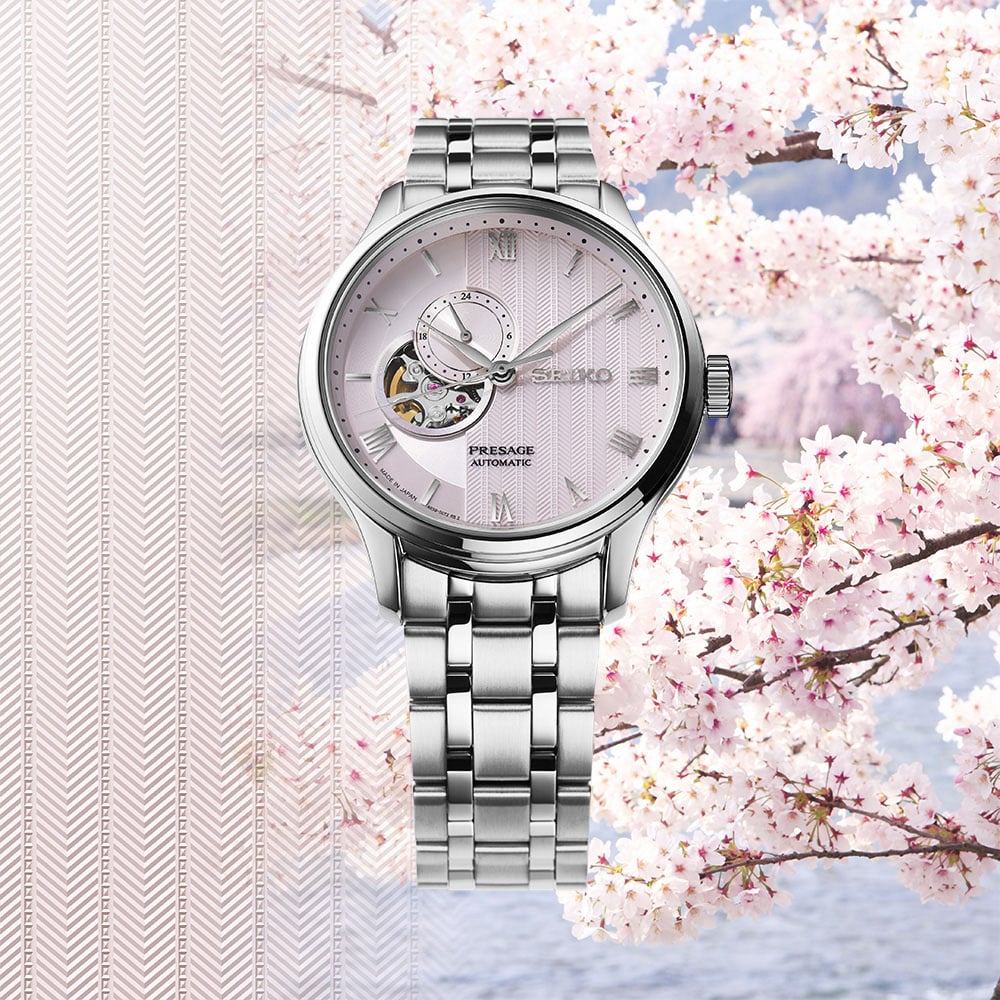 Seiko SSA465J1 Presage Zen Garden Open Heart Otomatik Erkek Saati