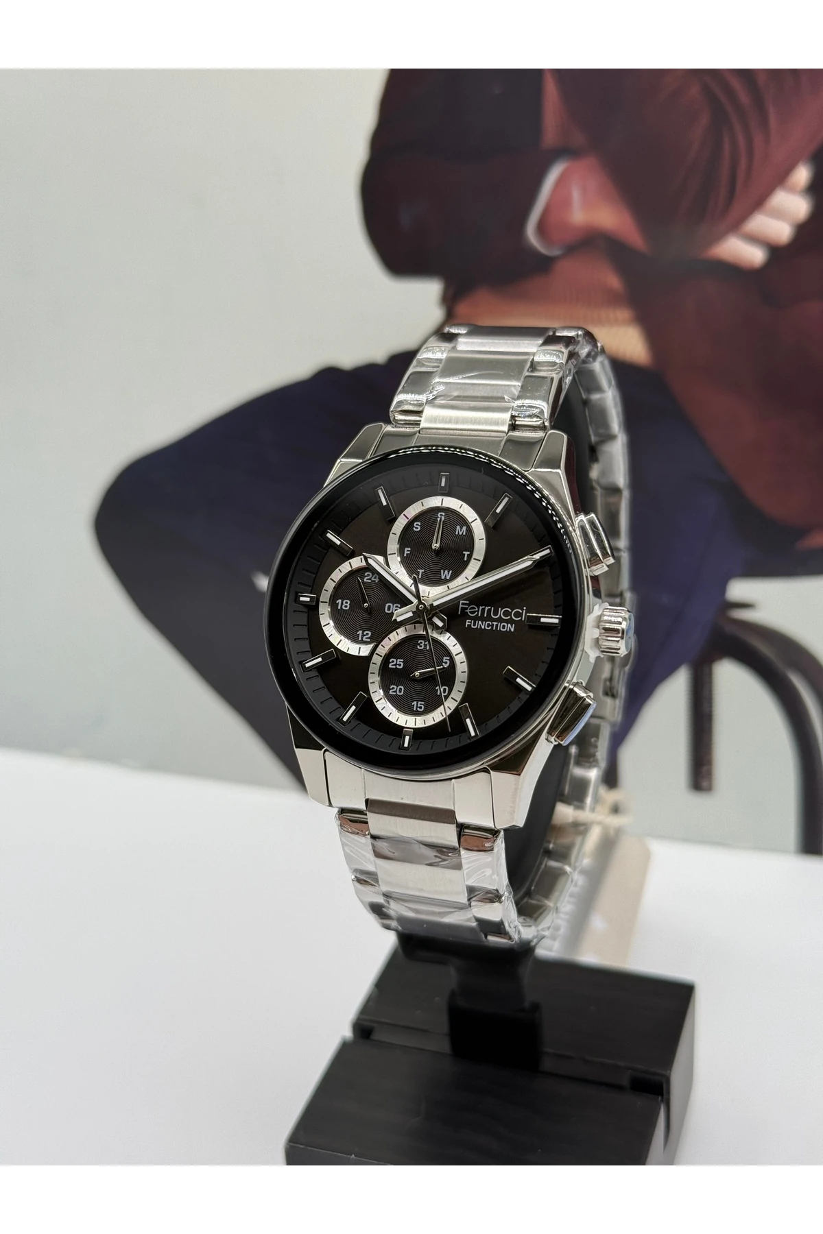 03595FM ERKEK KOL SAATİ  - Siyah