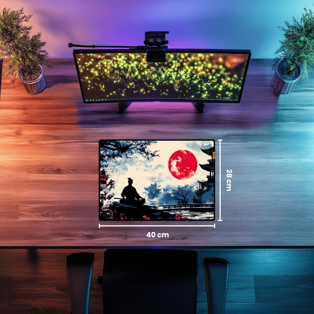 Samurai - Mouse Pad & Desk Mat