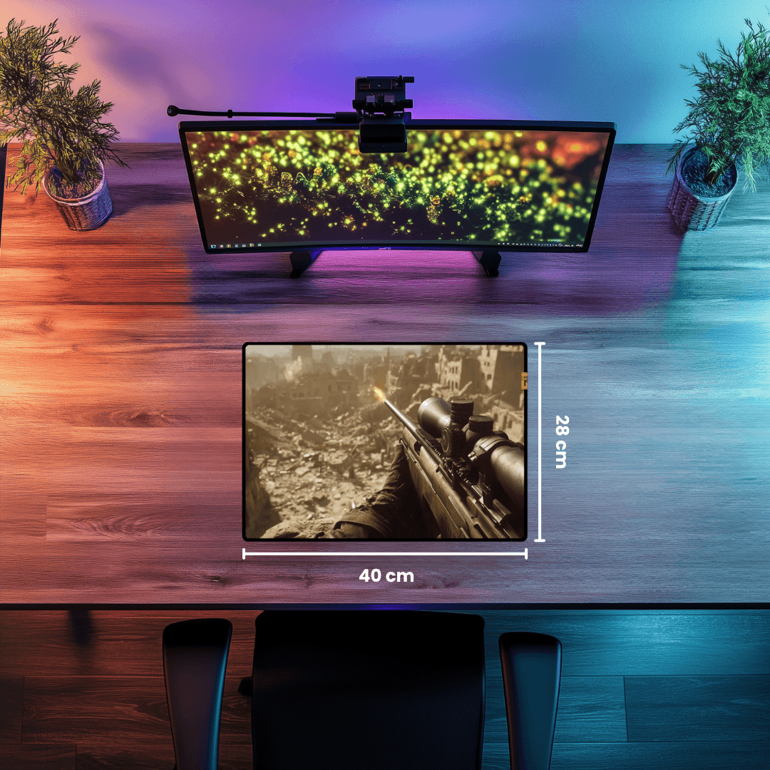 Sniper - Mouse Pad & Desk Mat