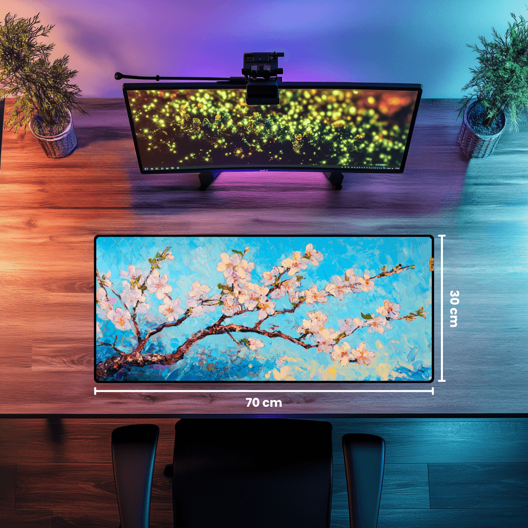 Cherry Blossom - Mouse Pad & Desk Mat