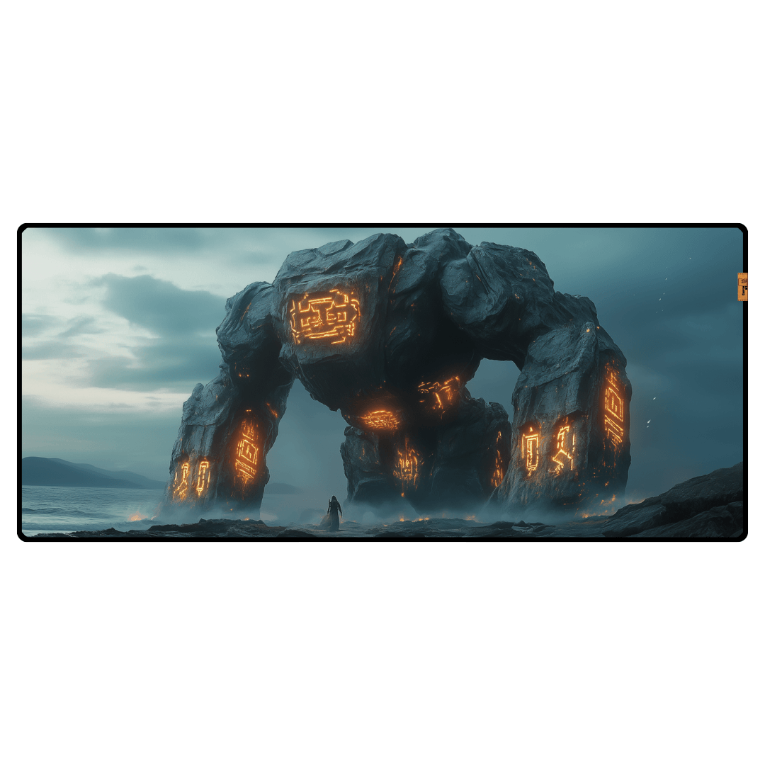 Golem Hunt - Mouse Pad & Desk Mat