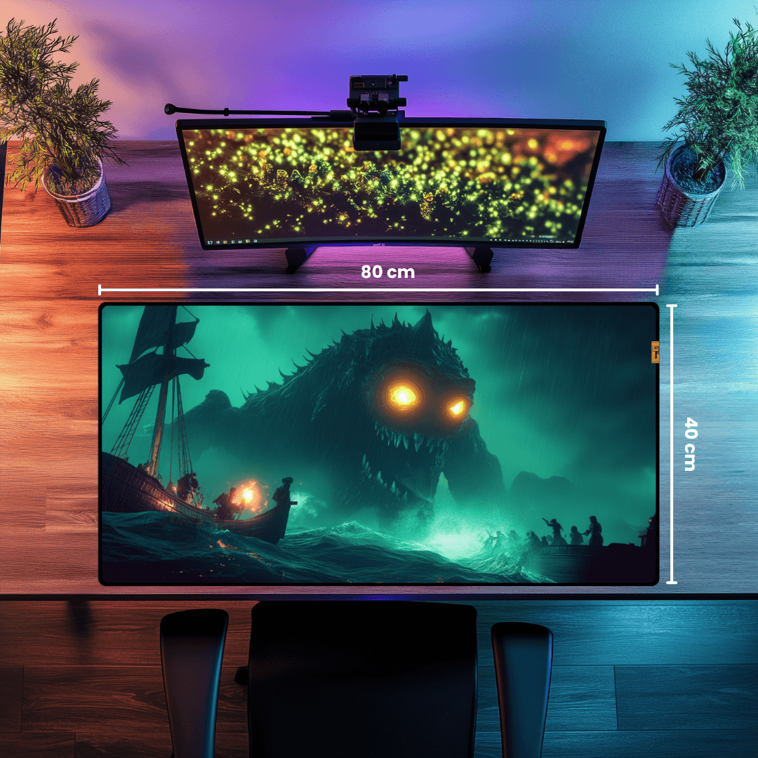 Ocean Monsters - Mouse Pad & Masa Matı