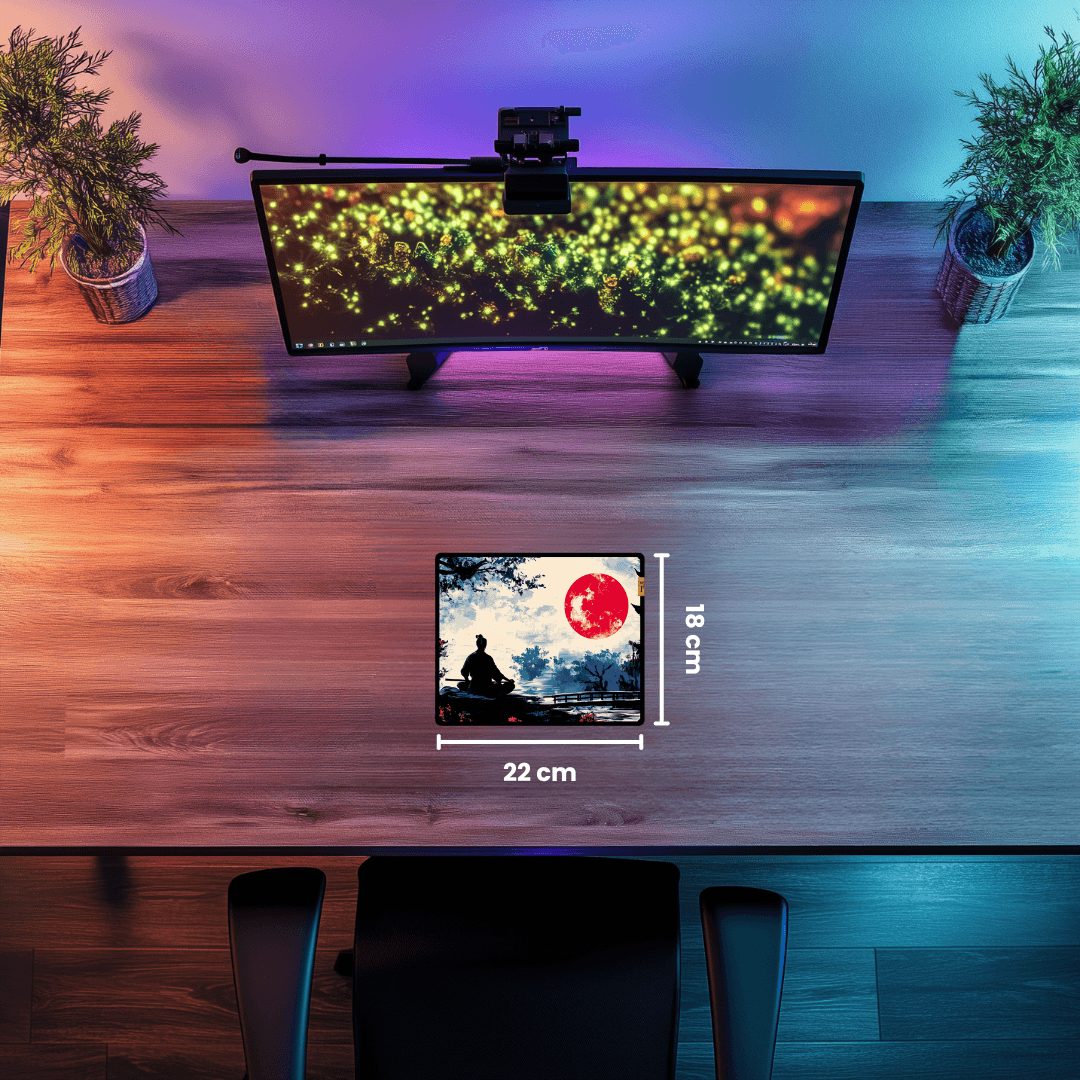 Samurai - Mouse Pad & Desk Mat