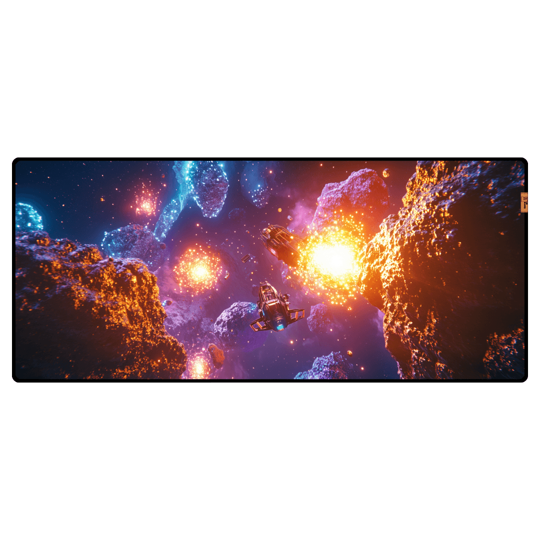 Galactic War (2) - Mouse Pad & Desk Mat