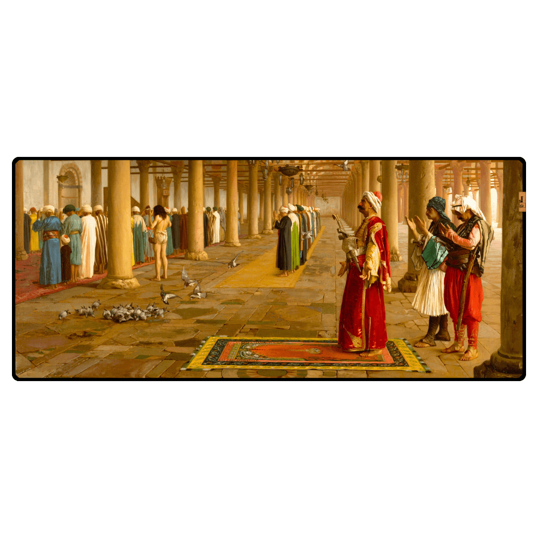 Camiide Namaz (Prayer In The Mosque) - Jean-Léon Gérôme - Mouse Pad & Masa Matı