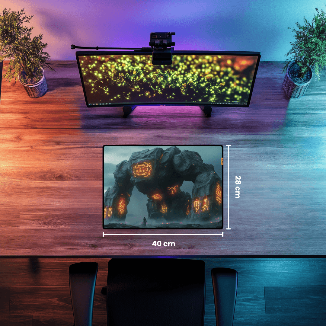 Golem Hunt - Mouse Pad & Desk Mat