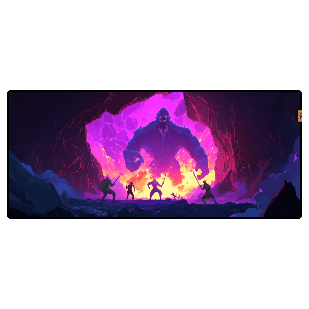 Golem Hunt (2) - Mouse Pad & Desk Mat