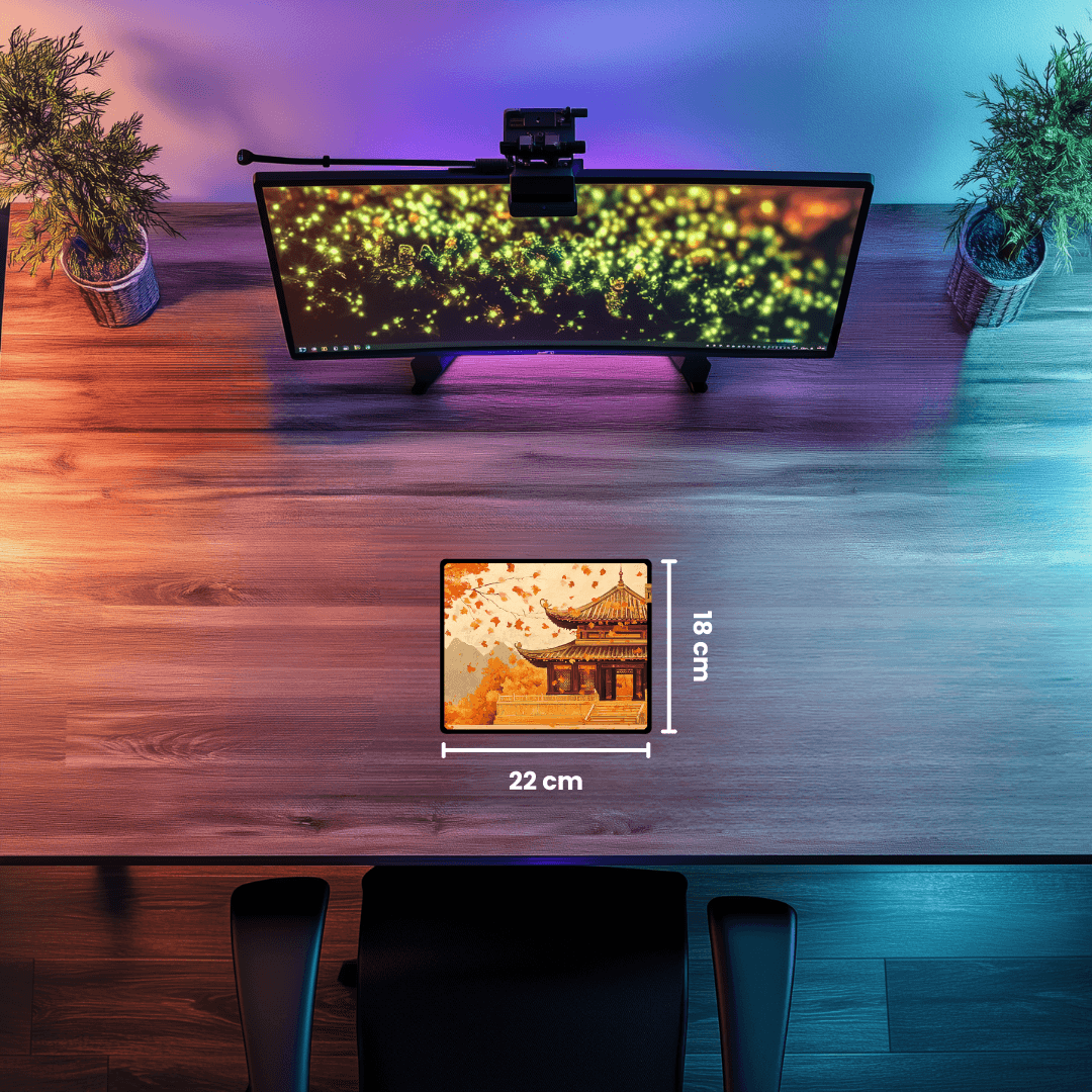 Temple - Mouse Pad & Desk Mat