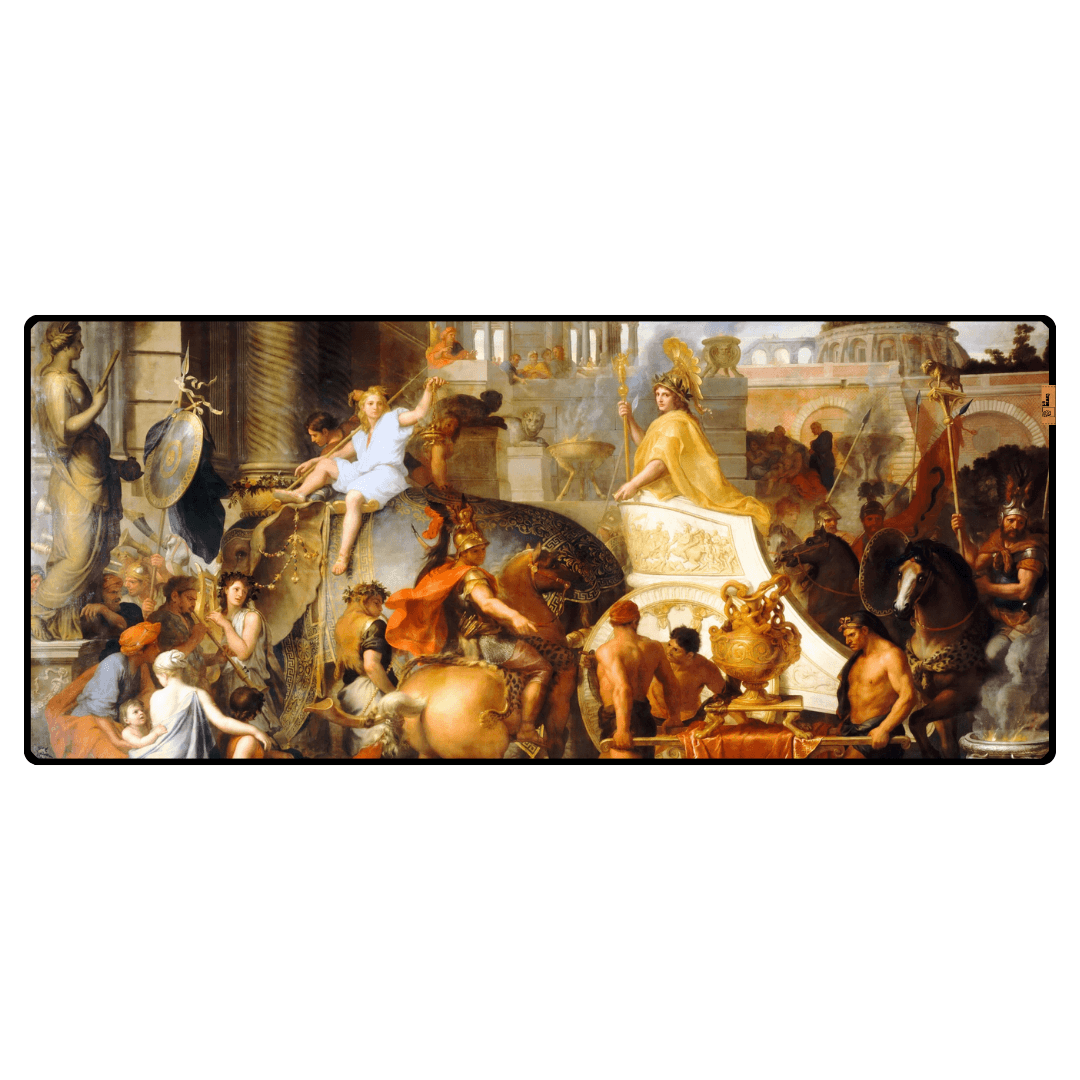 İskender'in Babil'e Girişi (Entry of Alexander into Babylon) - Charles Le Brun - Mouse Pad & Masa Matı