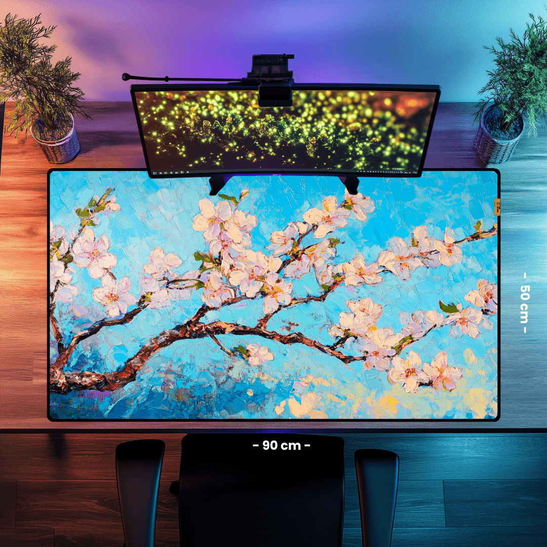 Cherry Blossom - Mouse Pad & Desk Mat