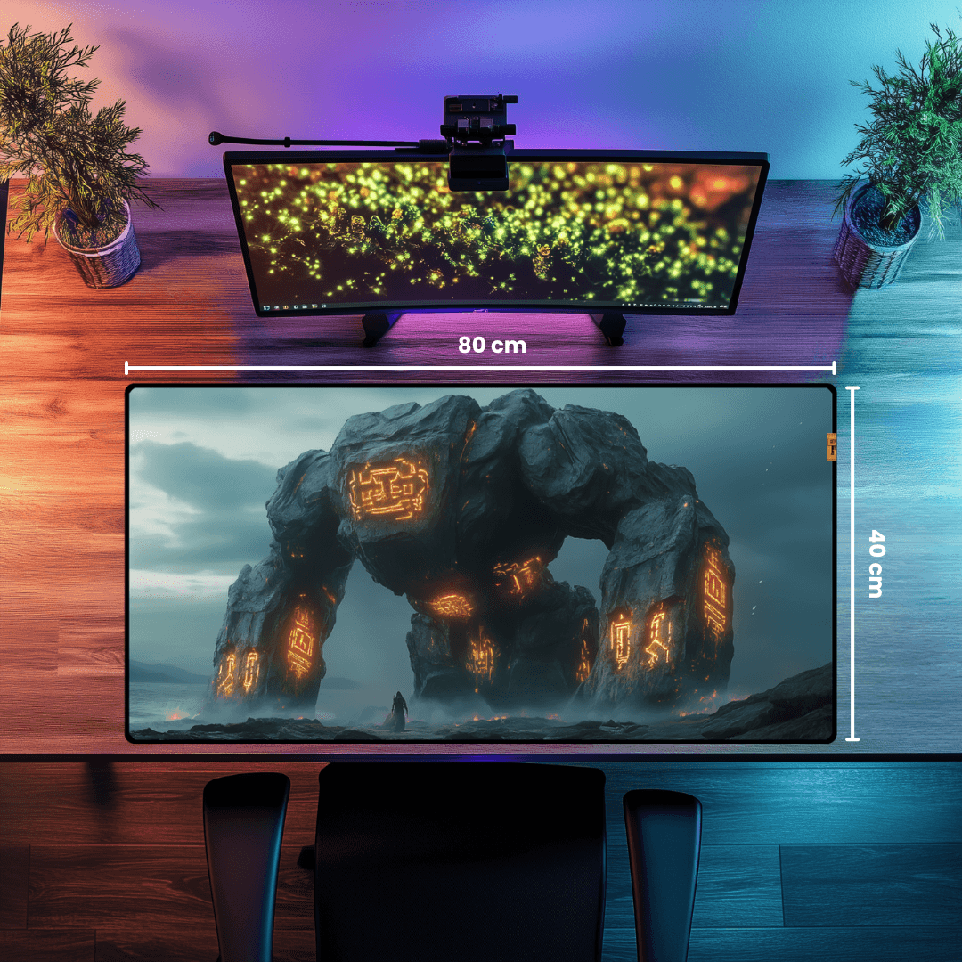 Golem Hunt - Mouse Pad & Desk Mat