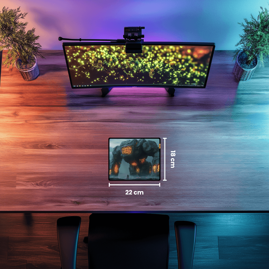 Golem Hunt - Mouse Pad & Desk Mat