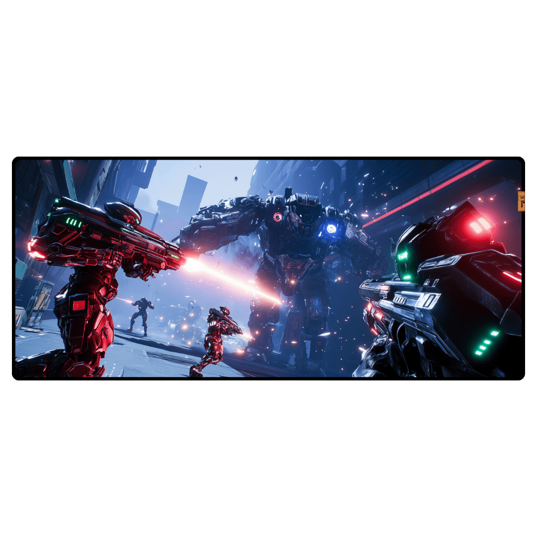 Galactic War (3) -Mouse Pad & Desk Mat