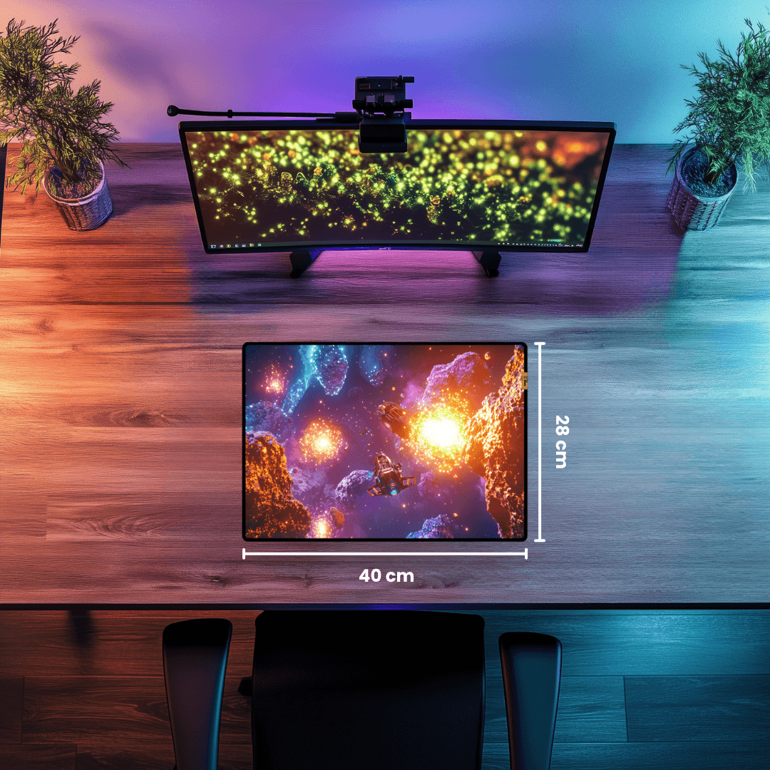 Galactic War (2) - Mouse Pad & Desk Mat