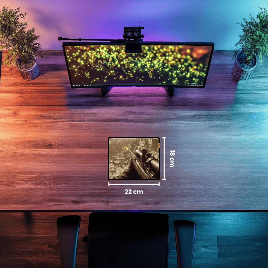 Sniper - Mouse Pad & Desk Mat