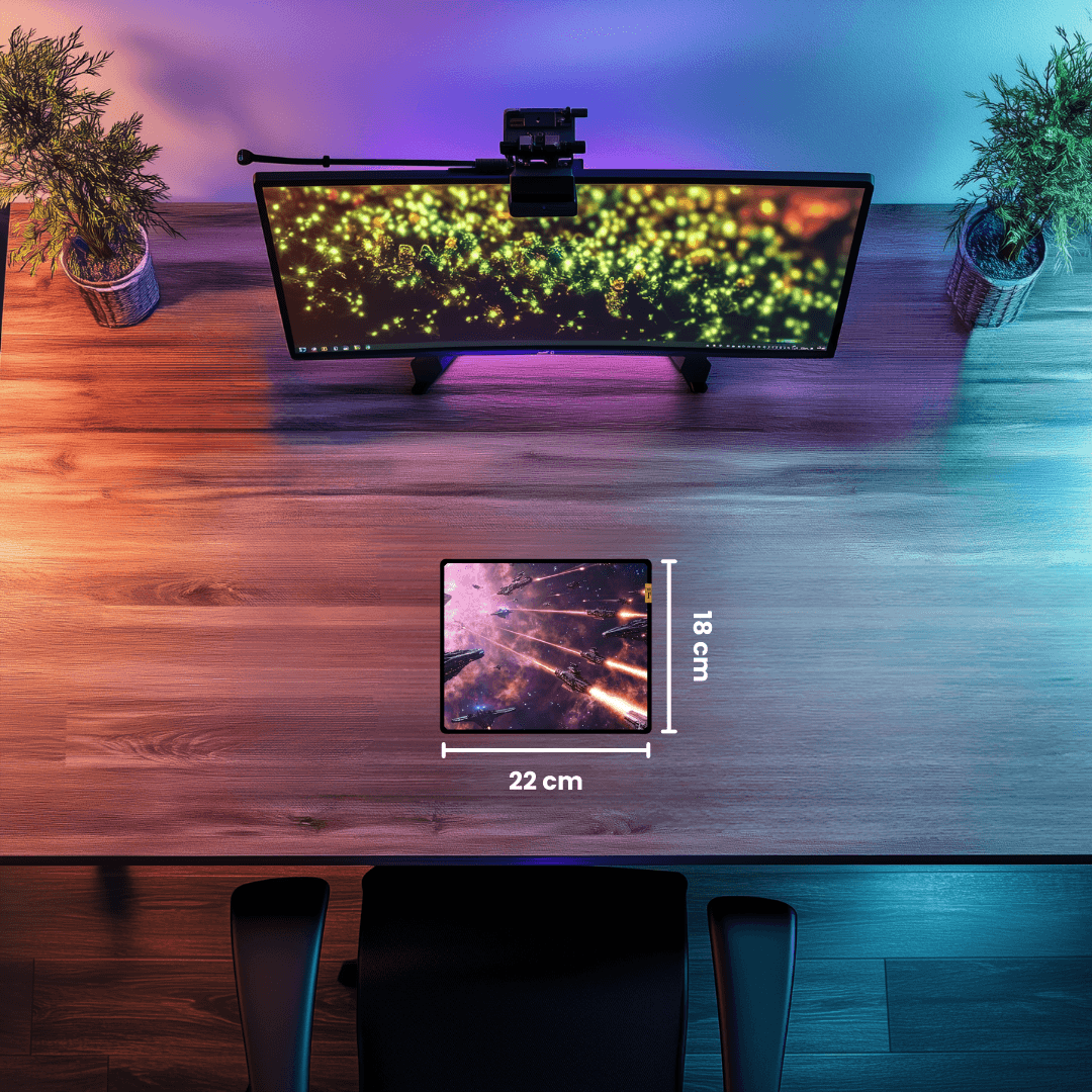 Galactic War - Mouse Pad & Desk Mat