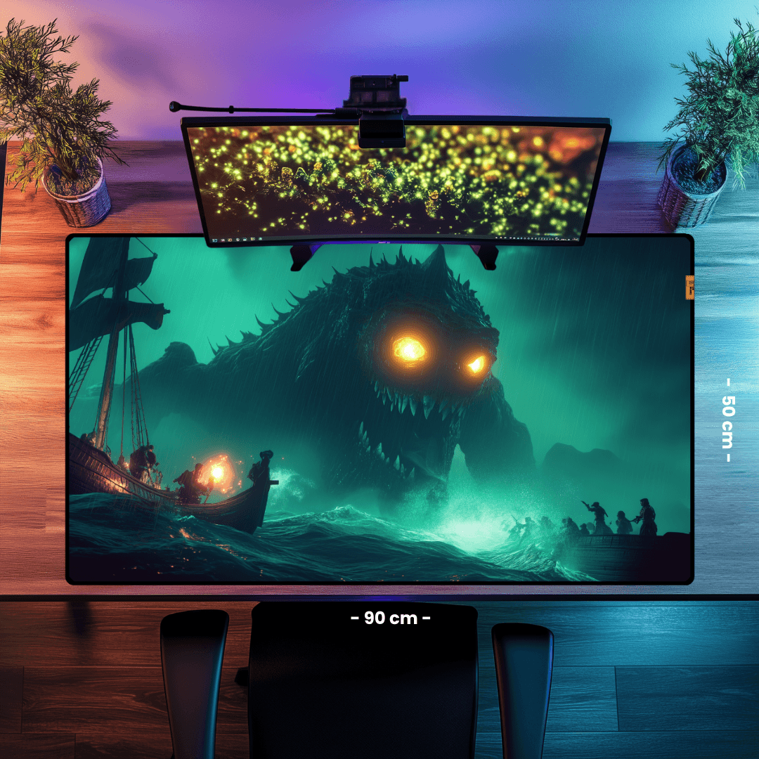 Ocean Monsters - Mouse Pad & Masa Matı