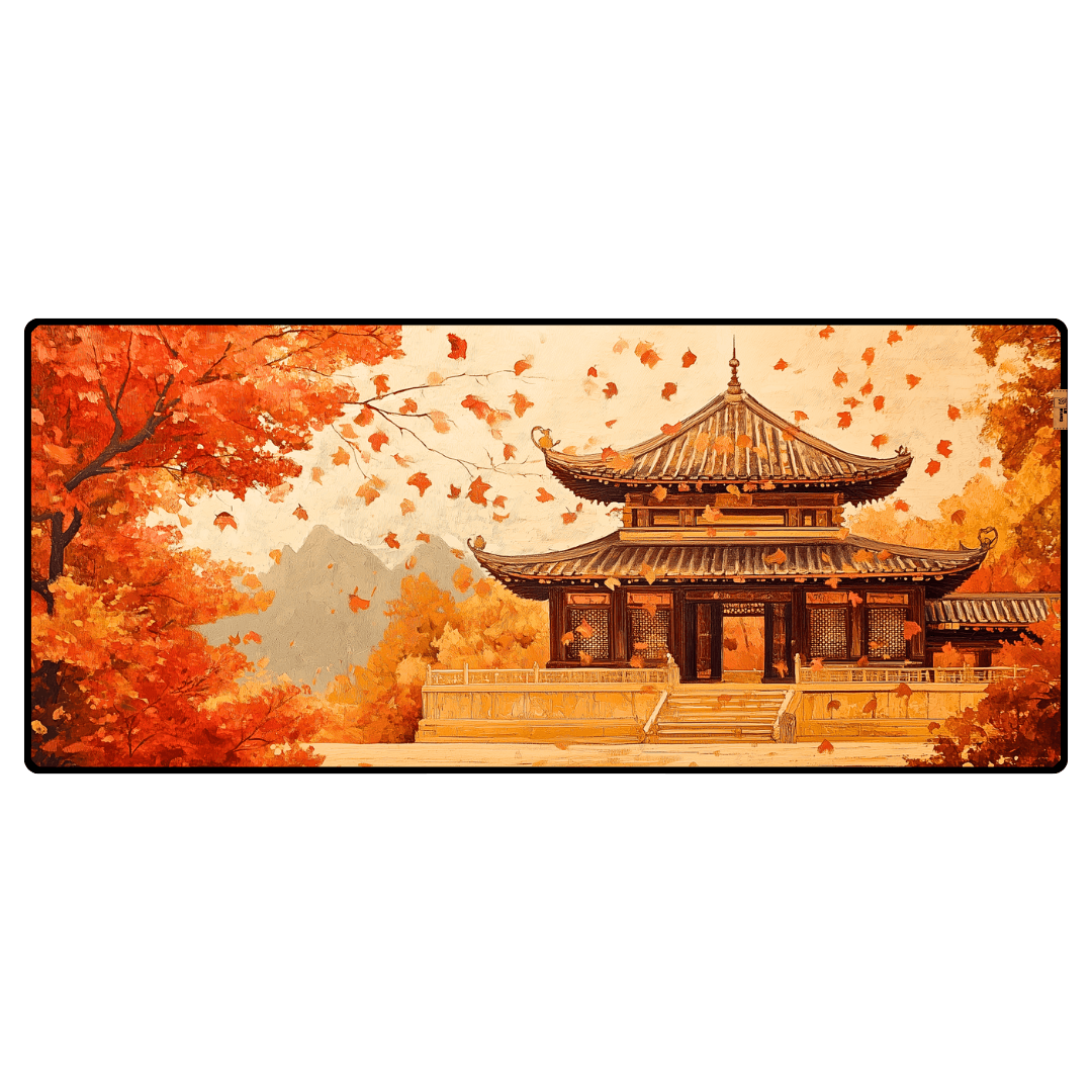 Temple - Mouse Pad & Desk Mat