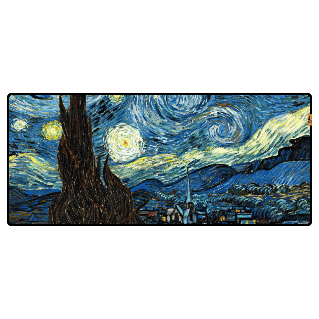 Yıldızlı Gece (The Starry Night) - Vincent van Gogh - Mouse Pad & Masa Matı