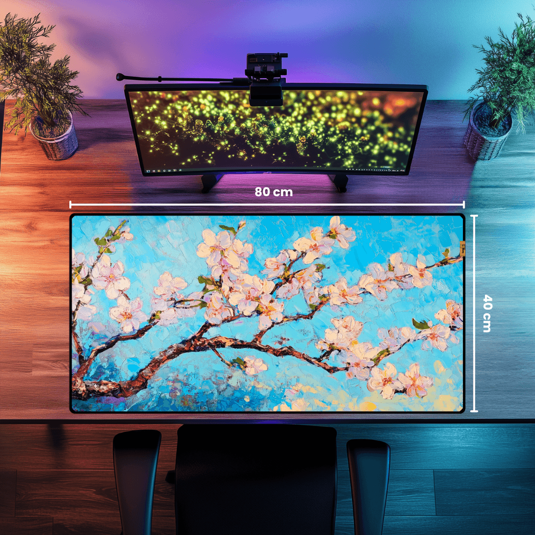 Cherry Blossom - Mouse Pad & Desk Mat