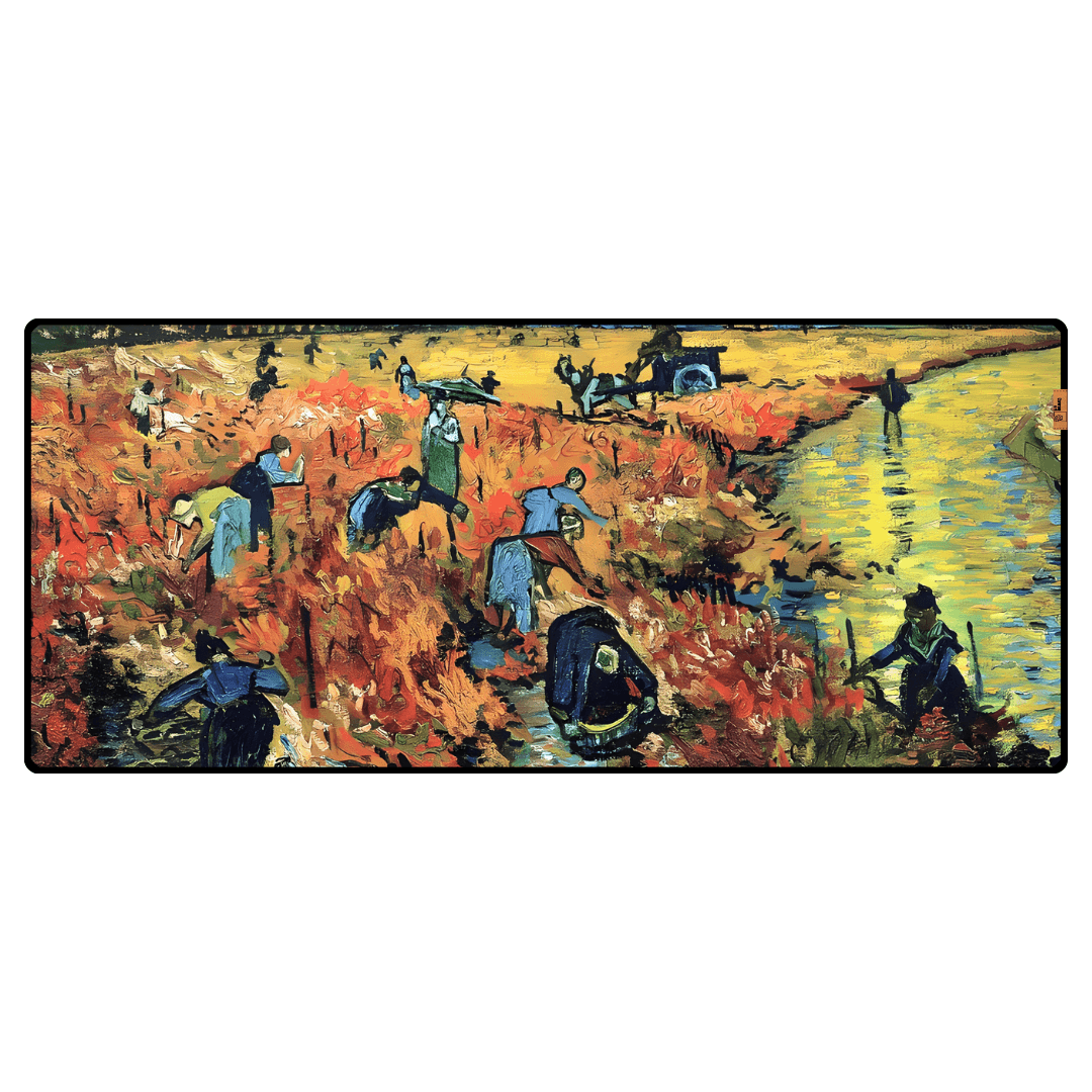 Kırmızı Üzüm Bağı The Red (Vineyard) -  Vincent van Gogh - Mouse Pad & Masa Matı