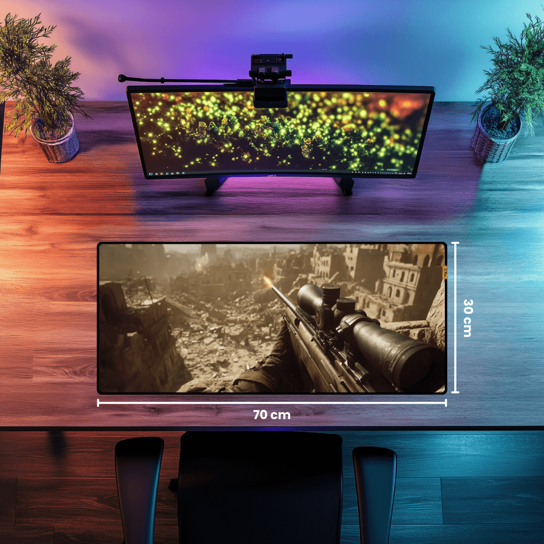 Sniper - Mouse Pad & Desk Mat