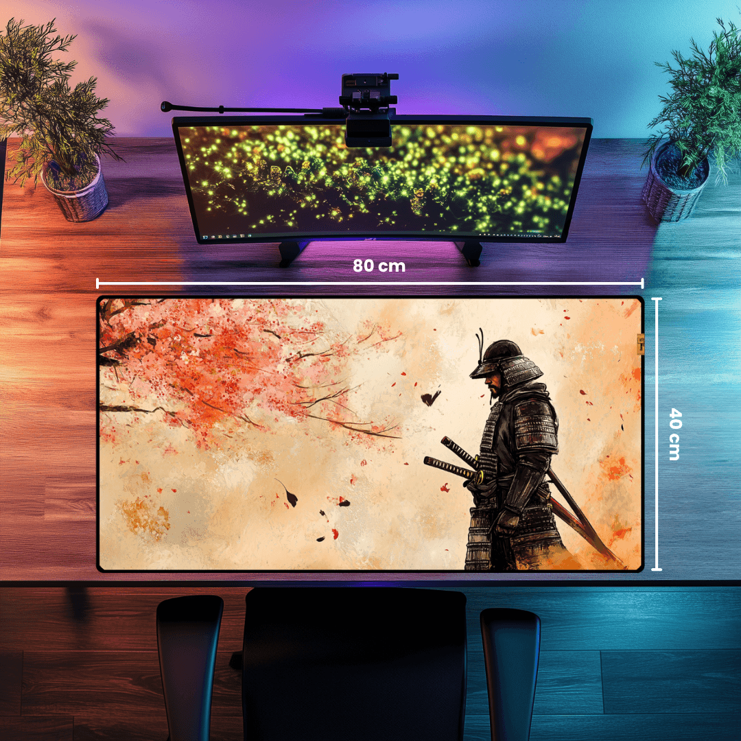 Samurai (2) - Mouse Pad & Desk Mat