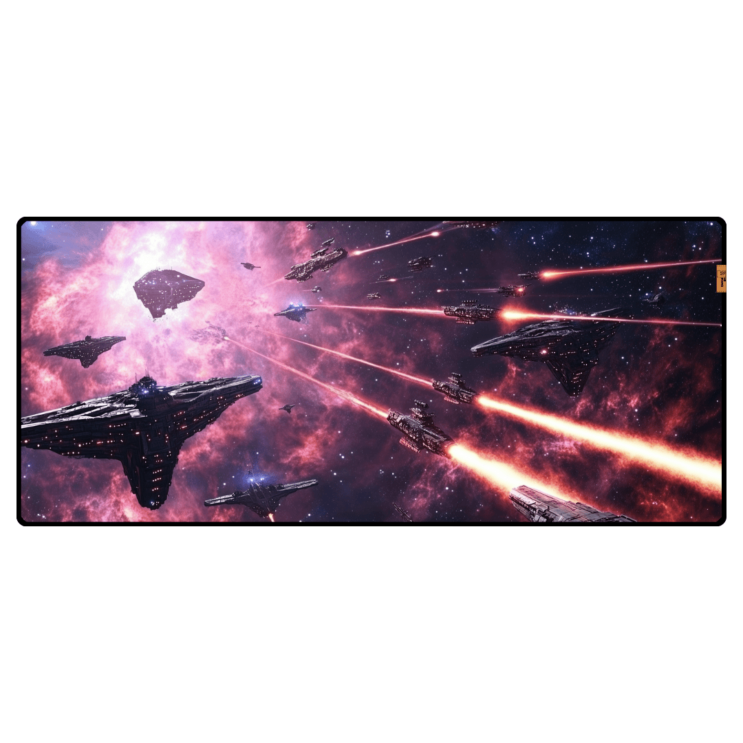 Galactic War - Mouse Pad & Desk Mat