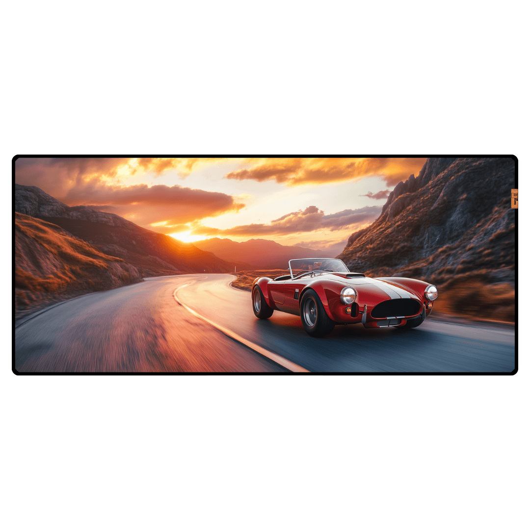 Red Car - Mouse Pad & Masa Matı