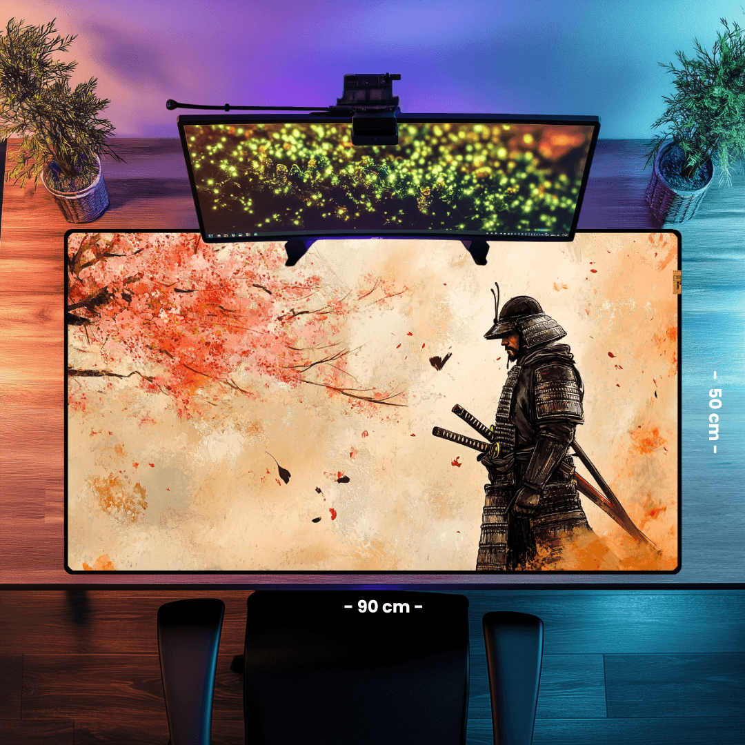 Samurai (2) - Mouse Pad & Desk Mat