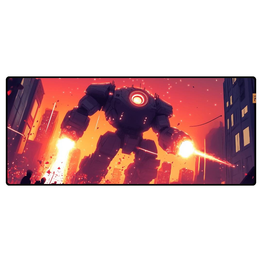 Attack of Robots - Mouse Pad & Masa Matı