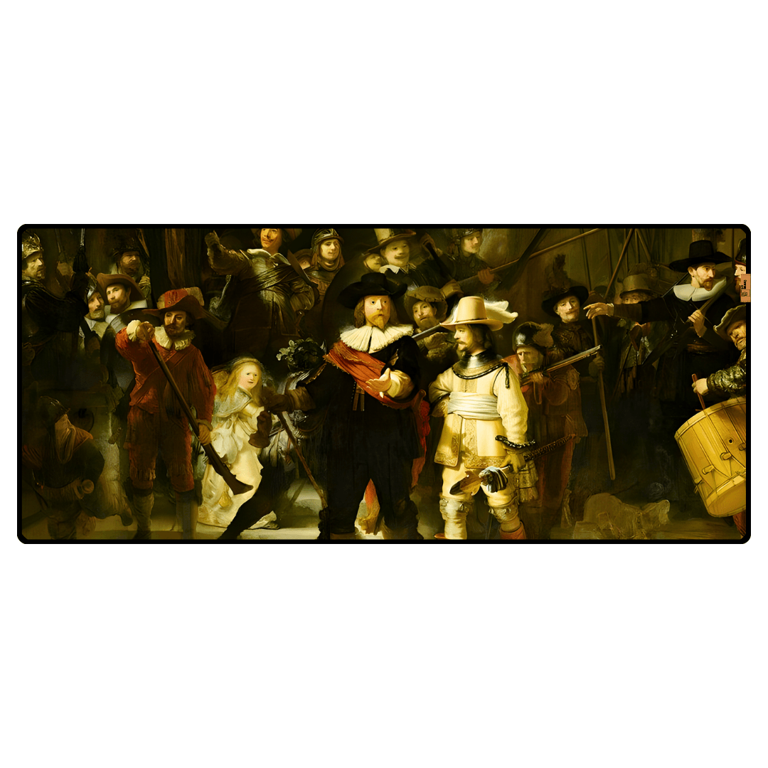 Gece Devriyesi (The Night Watch) - Rembrandt - Gece Devriyesi - Mouse Pad & Masa Matı