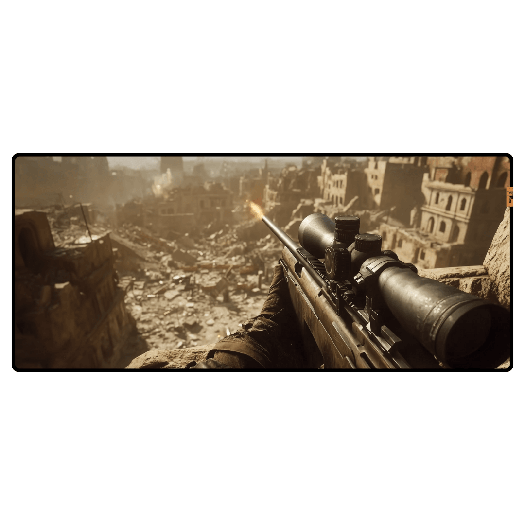 Sniper - Mouse Pad & Desk Mat